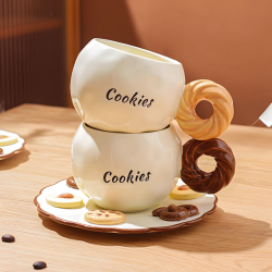 Porcelain Mug & Saucer